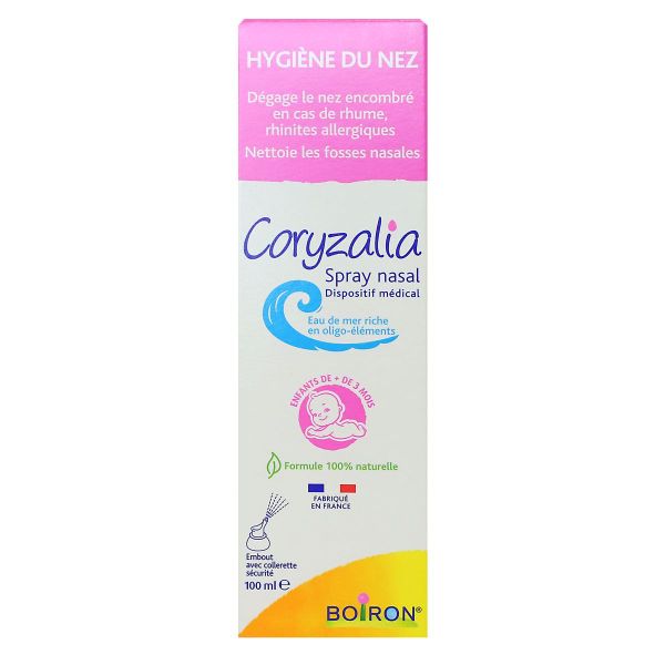 Coryzalia hygiène du nez spray nasal bébé +3 mois 100ml