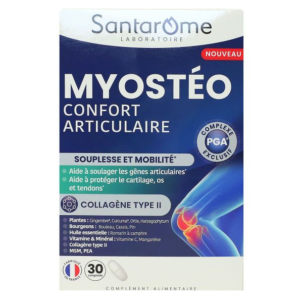 Myosteo confort articulaire mobilité flexibilité 30 gélules