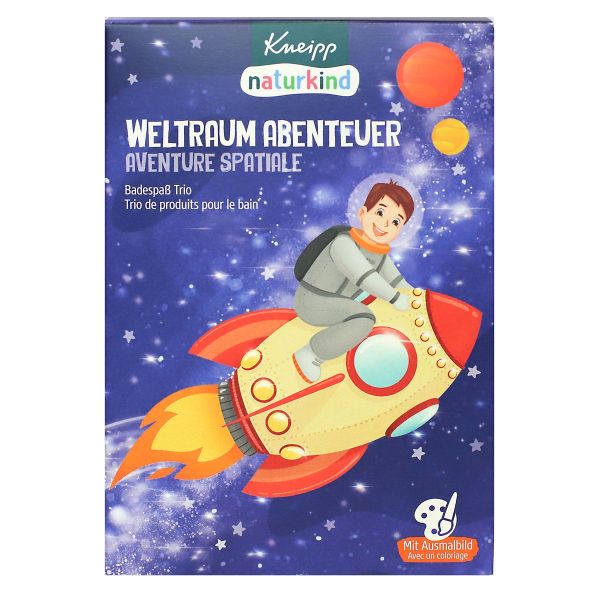 NaturKids bain effervescent Trio de produits Espace 195g