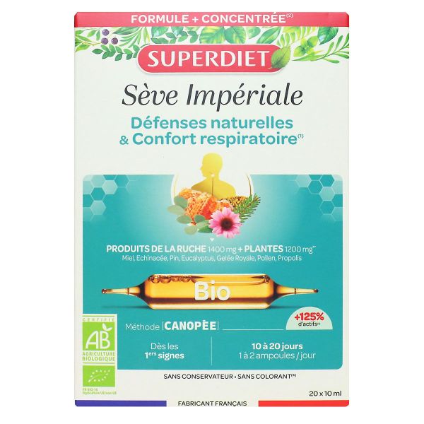 Sève impériale bio 20x15ml