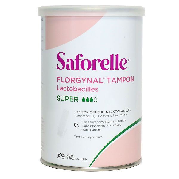 Florgynal Super avec applicateur 9 tampons