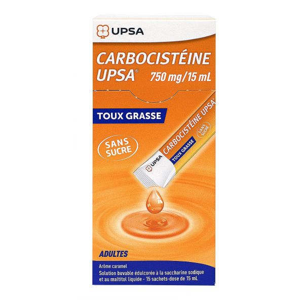 La Carbocistéine En Sachets-dose UPSA Est Un Médicament Réservé à L'adulte.