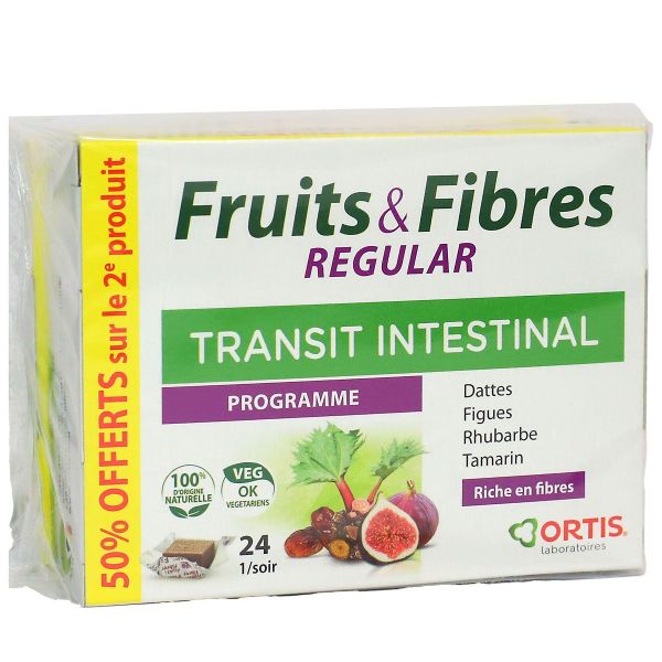 Fruits & fibres regular programme 2x24 cubes