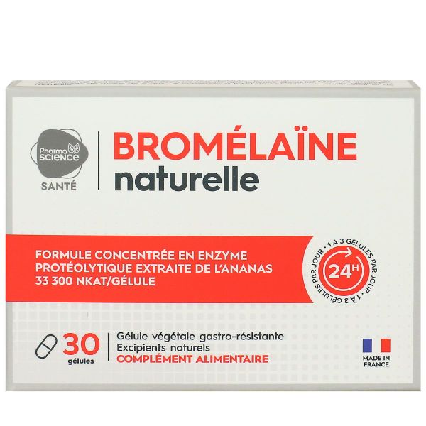 Bromélaïne naturelle 30 gélules