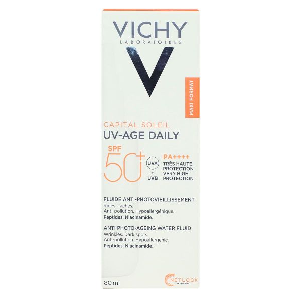 Capital Soleil UV-Age Daily fluide anti-photovieillissement SPF50+ 80ml