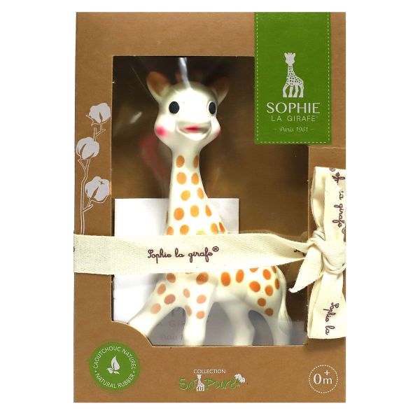 Sophie la girafe So Pure avec emballage cadeau intégré