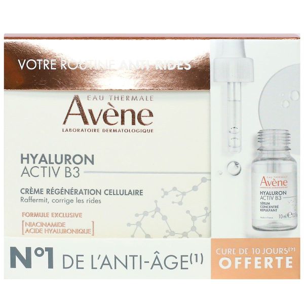 Hyaluron Activ B3 crème régénération cellulaire 50ml + serum offert 10ml