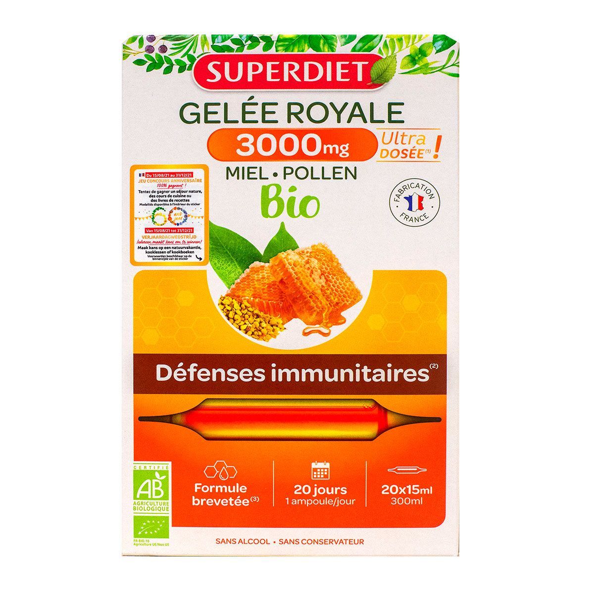 Gelée Royale pure Bio/cosmétique Bio/Bien-être/