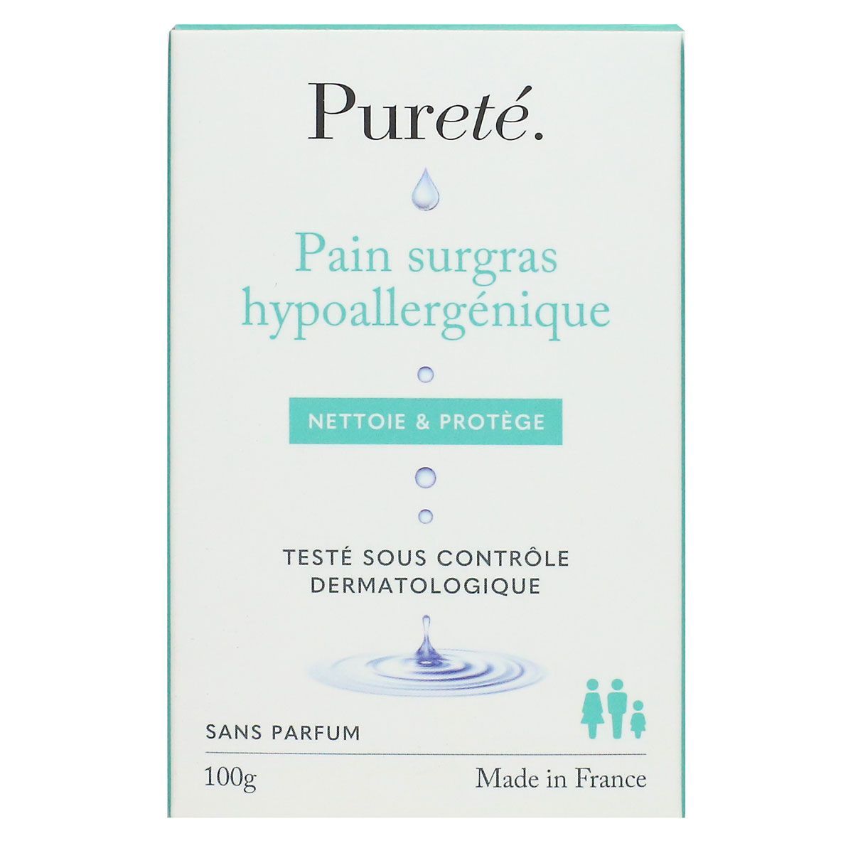 Ce pain surgras hypoallergénique Pureté nettoie et nourrit tout en douceur.