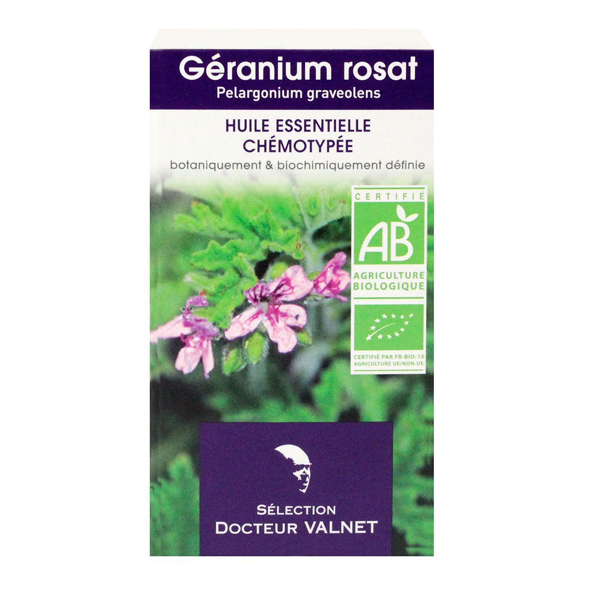 Dr Valnet Huile essentielle Géranium rosat Bio Dr Valnet - 10 ml