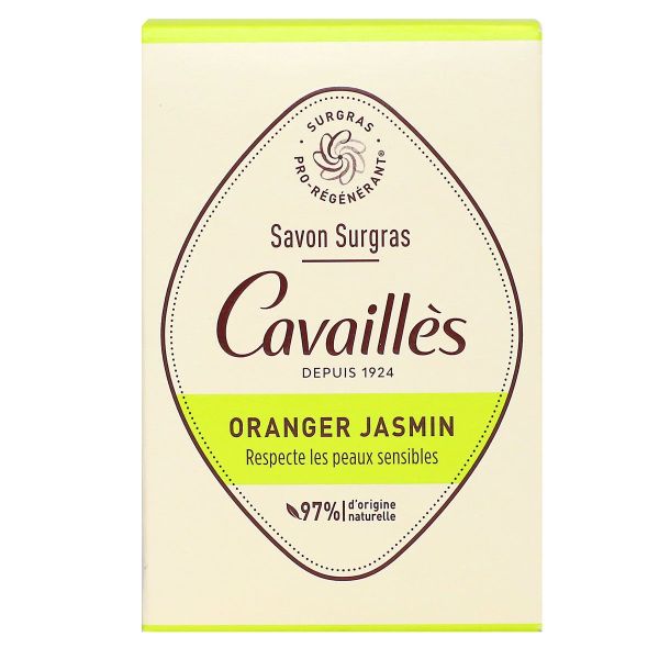 Savon solide surgras Oranger Jasmin 100g