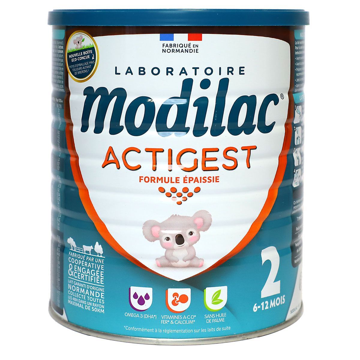 Modilac Actigest 2 est un lait adapté aux nourrissons âgés de 6