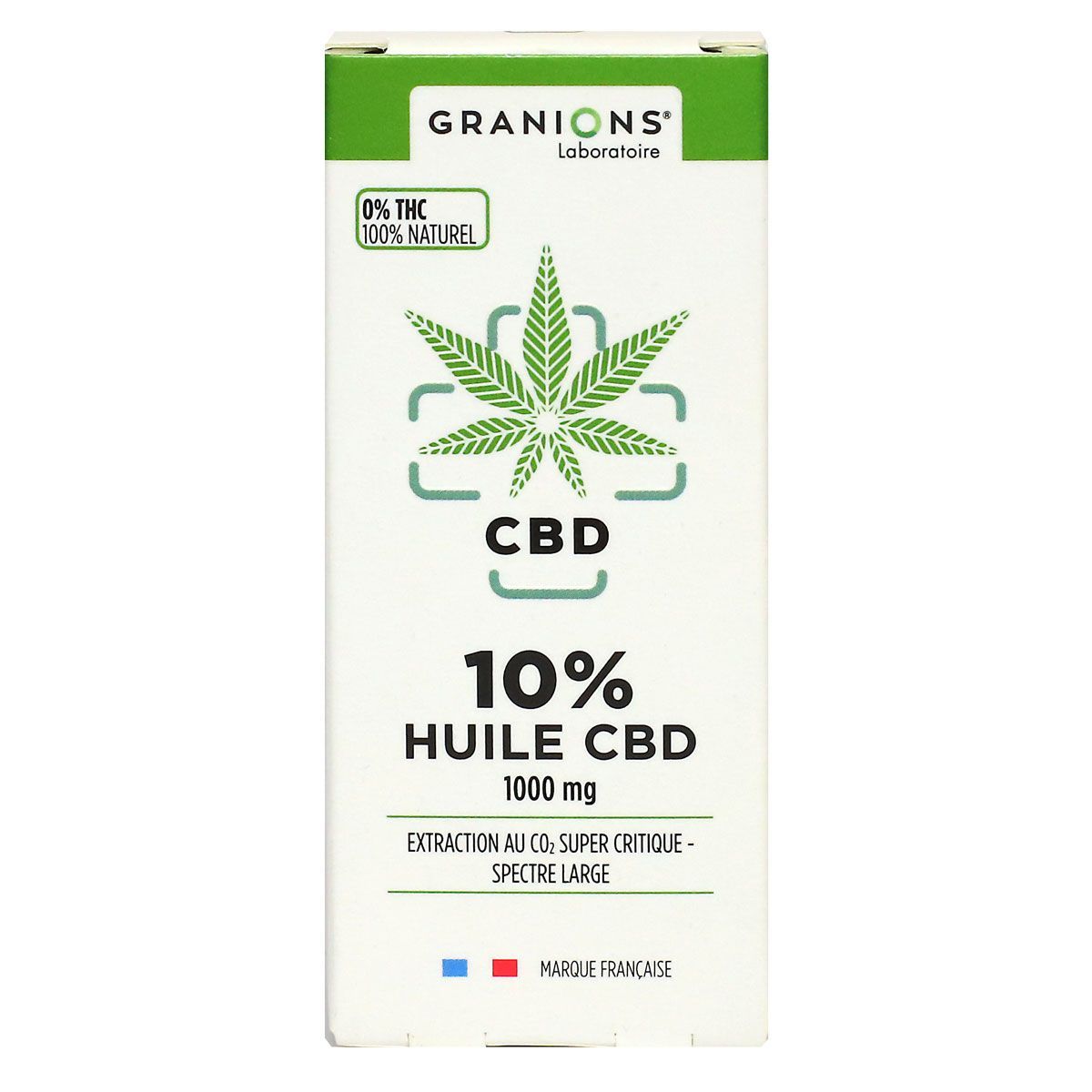 Granions huile CBD 10 % gouttes 10ML - PharmaJ