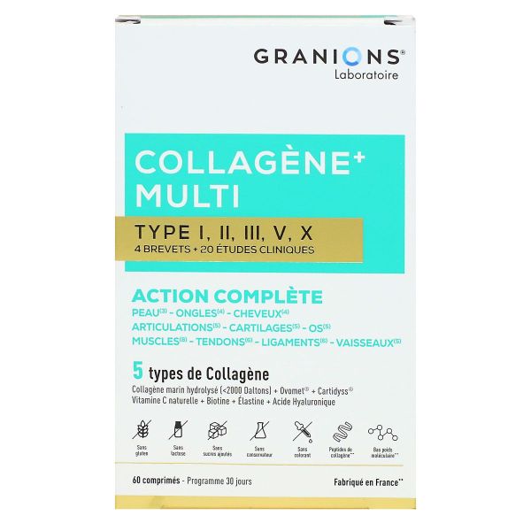 Collagène Multi action complète 60 comprimés