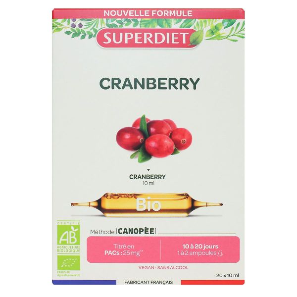 Cranberry bio 20x15ml