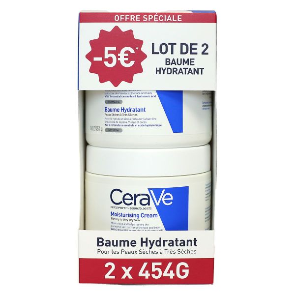 Baume hydratant visage et corps 2x454g