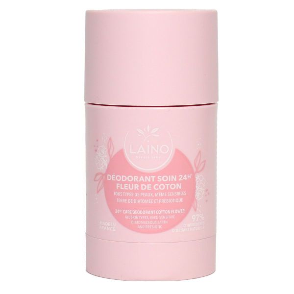 Déodorant soin fleur de coton 24h stick toute peau 60g