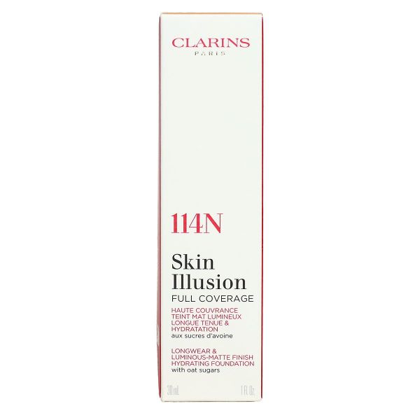 Skin Illusion fond teint mat lumineux 114N 30ml