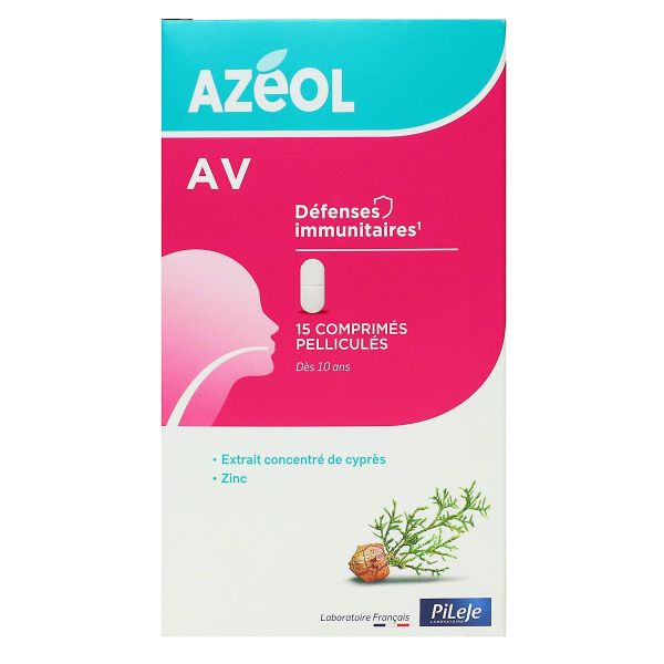 Azeol AV défenses immunitaires 15 comprimés