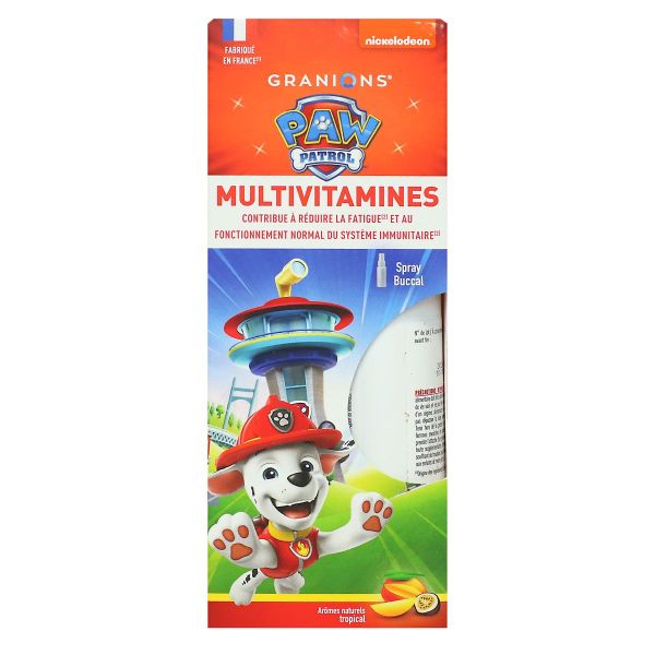 Kids Paw Patrol Nickelodeon spray multivitamines 20ml