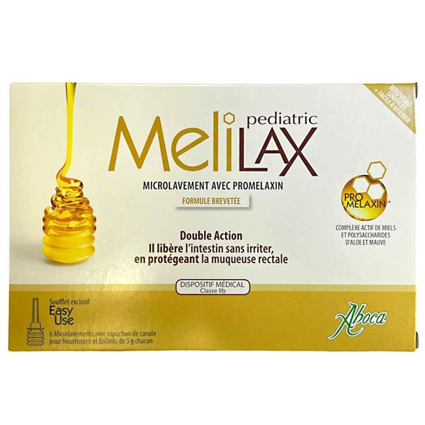 Melilax Pediatric constipation 6 microlavements de 5g