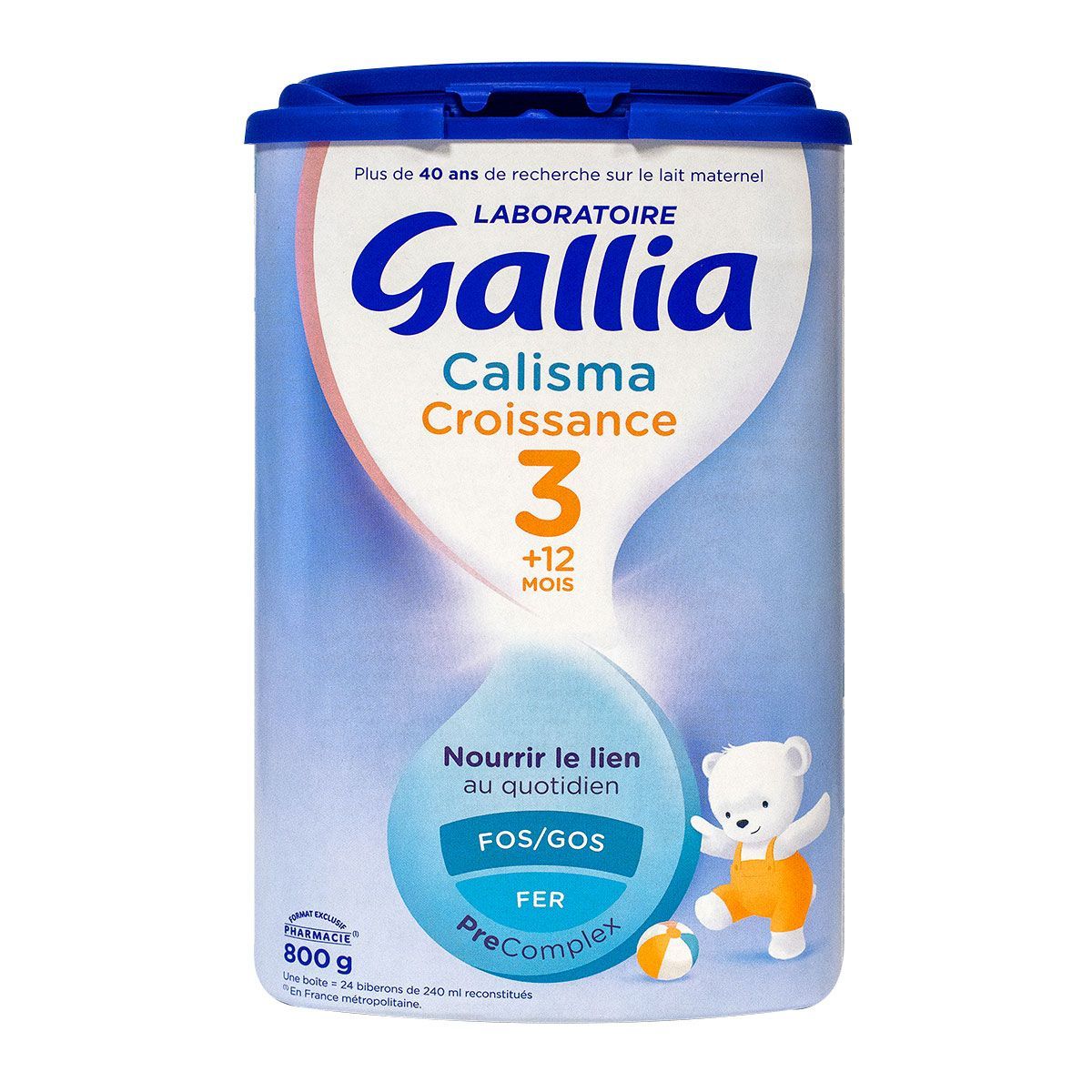Gallia - Lait en Poudre Croissance 3 (900g) - Calisma Dès 12 Mois
