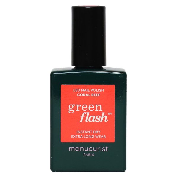 Green Flash vernis à ongle semi-permanent Coral Reef 15ml