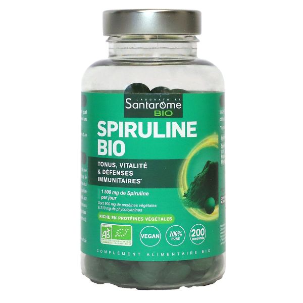 Spiruline bio tonus vitalité 200 comprimés