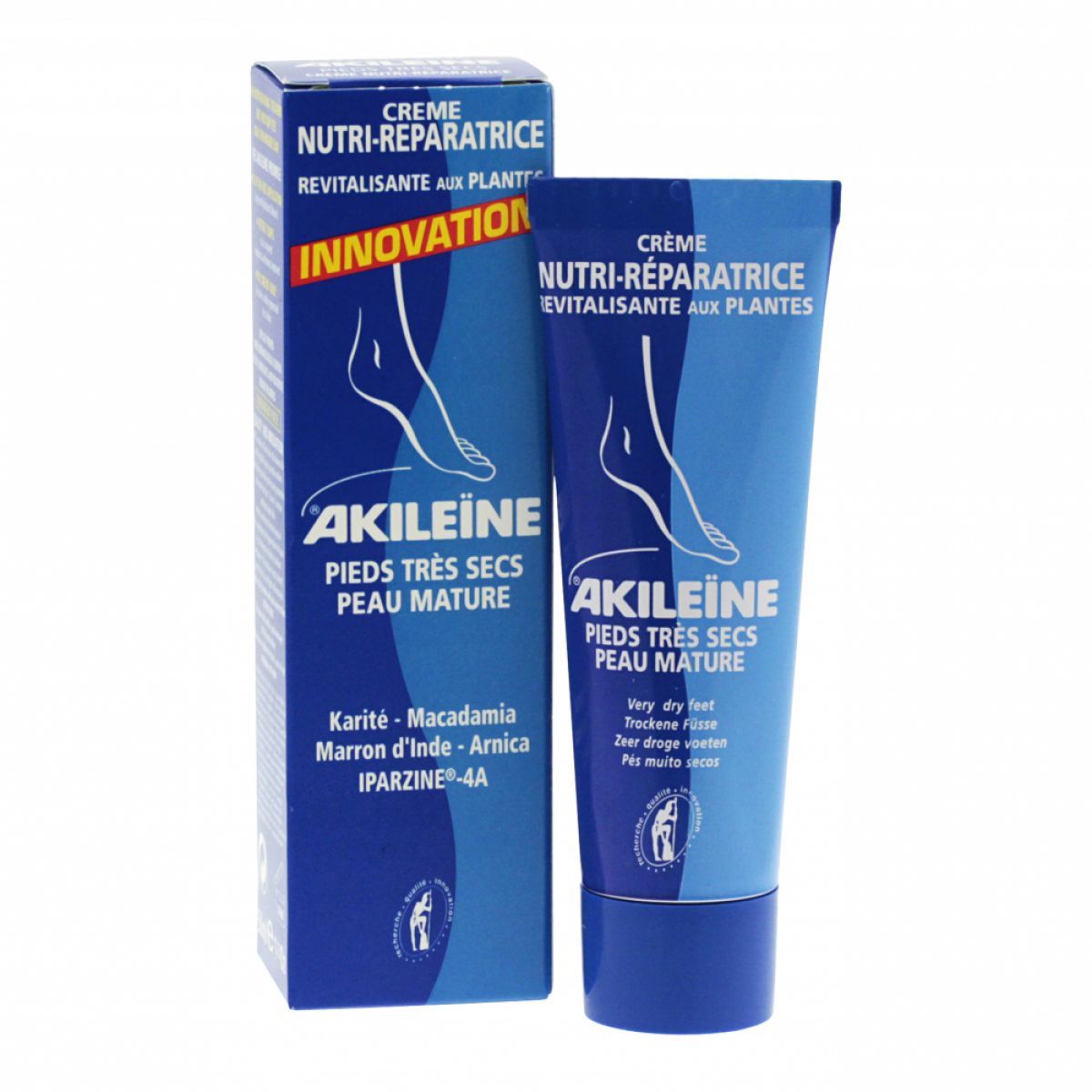 Akileïne Crème Nutri-Réparatrice Pieds Secs Tube 50ml