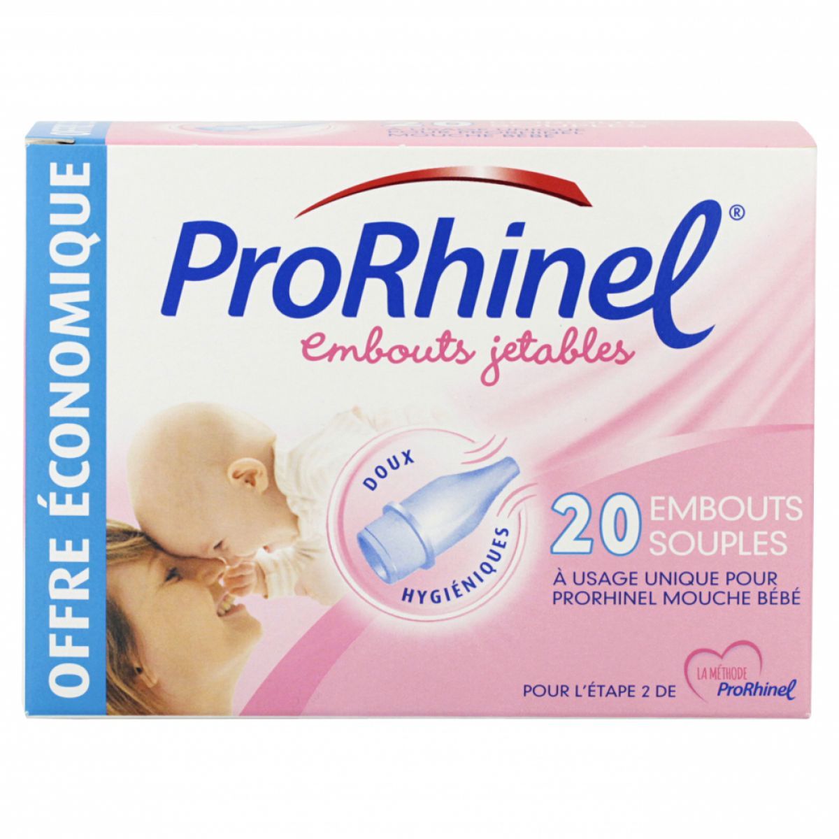 Prorhinel Embouts jetables souples x 20 - Pharmacie du Clos Bernadette