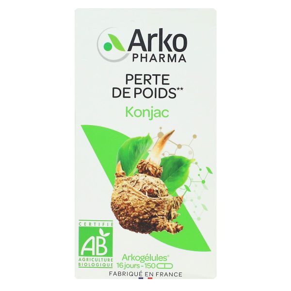 Arkogélules konjac bio perte de poids 150 gélules