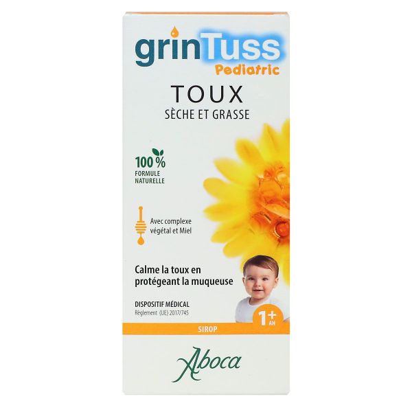 Grintuss Pediatric sirop toux seche et grasse 128g